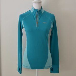 Reebok Women's Quarter Zip Activewear Top Size SM